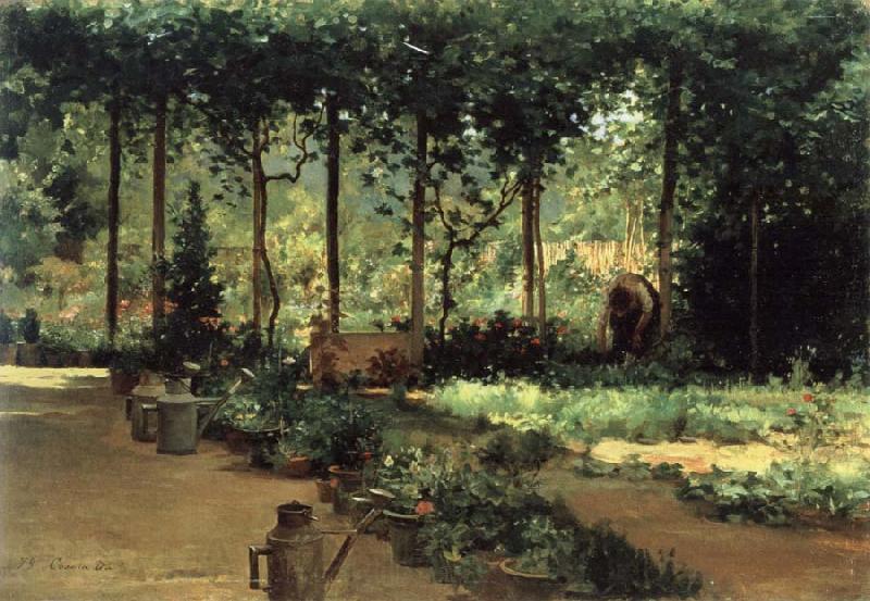Demetrio Cosola Garden France oil painting art